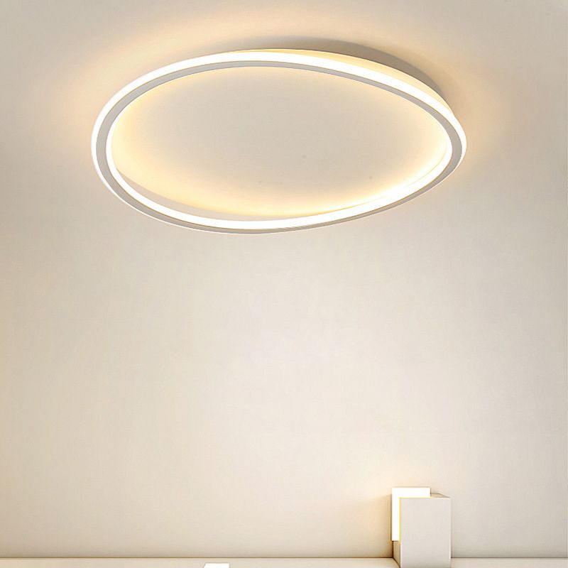 Modern Style Geometry Shape Ceiling Lighting Metal 1 Light Ceiling Lamp