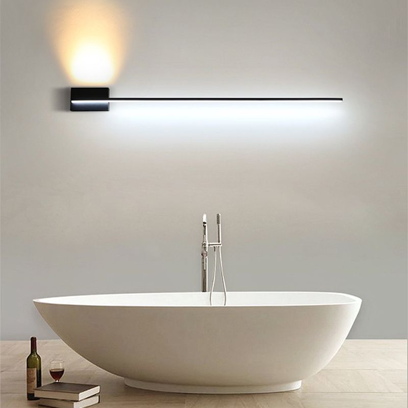 Strip Shape Mirror Front Light LED Vanity Light with Acrylic Shade for Bathroom