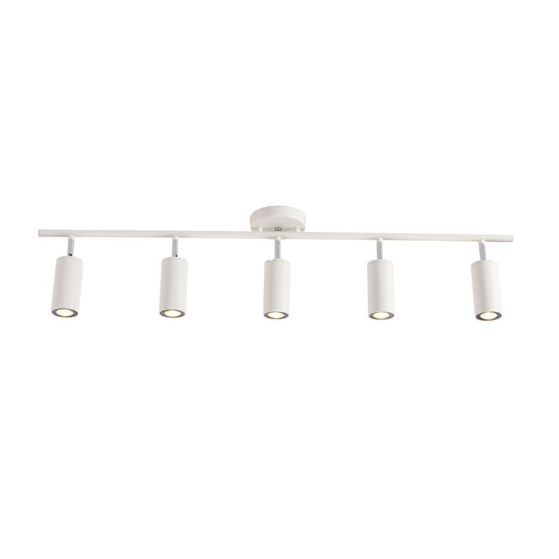 Half Cylinder Metal Flush Ceiling Light Modern Multi Lights Flush Ceiling Light Fixtures