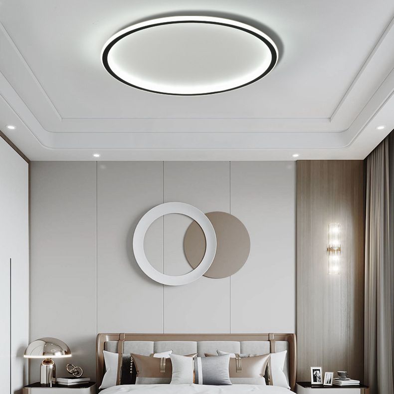 Nordic Creative Ultra-thin LED Lamp Flush Mount Ceiling Light for Living Room