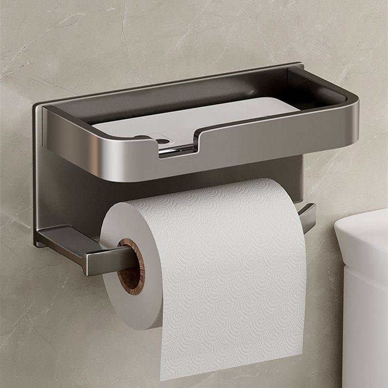 Modern Style Aluminum Single Bathroom Accessory Kit Paper Holder