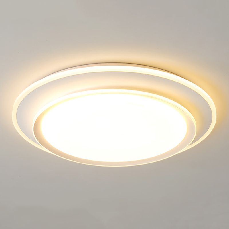 LED Black/white Ceiling Light Contemporary Flush Mount Lighting for Home