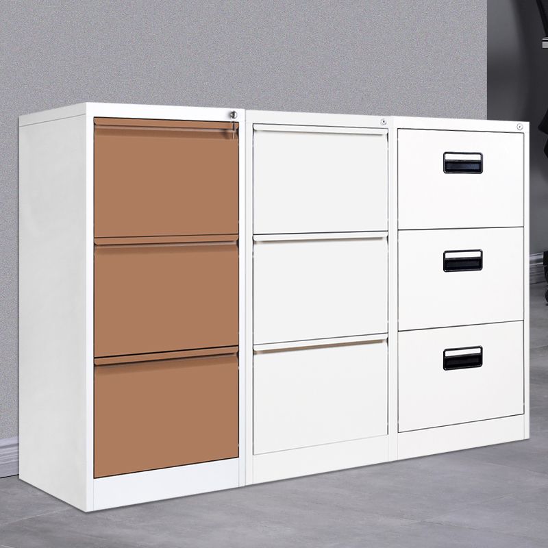 Modern Metal File Cabinet Pure Color Filing Cabinet for Home Office