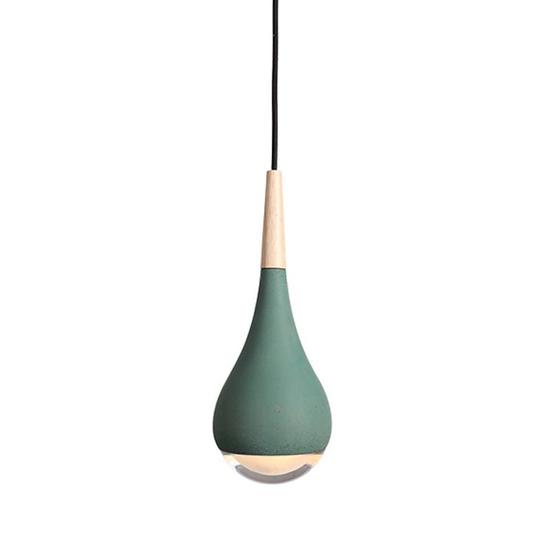 Style de style moderne Shade Hanging Light Ciment 1 Light Hanging Lamping for Restaurant