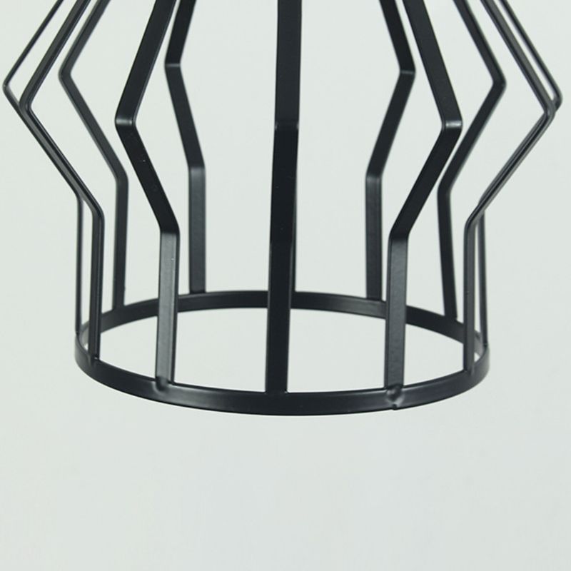 Eisendrahtkäfig-Anhänger Beleuchtung Industrie 1-Licht-Hanglampenlampe für Balken