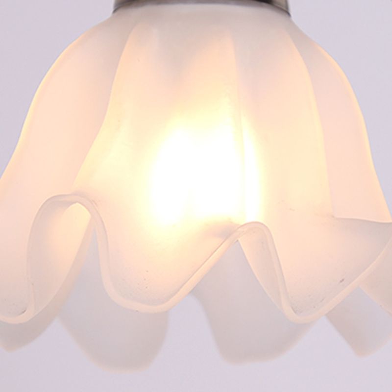 Moderner Stil Blumenform Tischlampe Glas 1 Lichttisch Licht