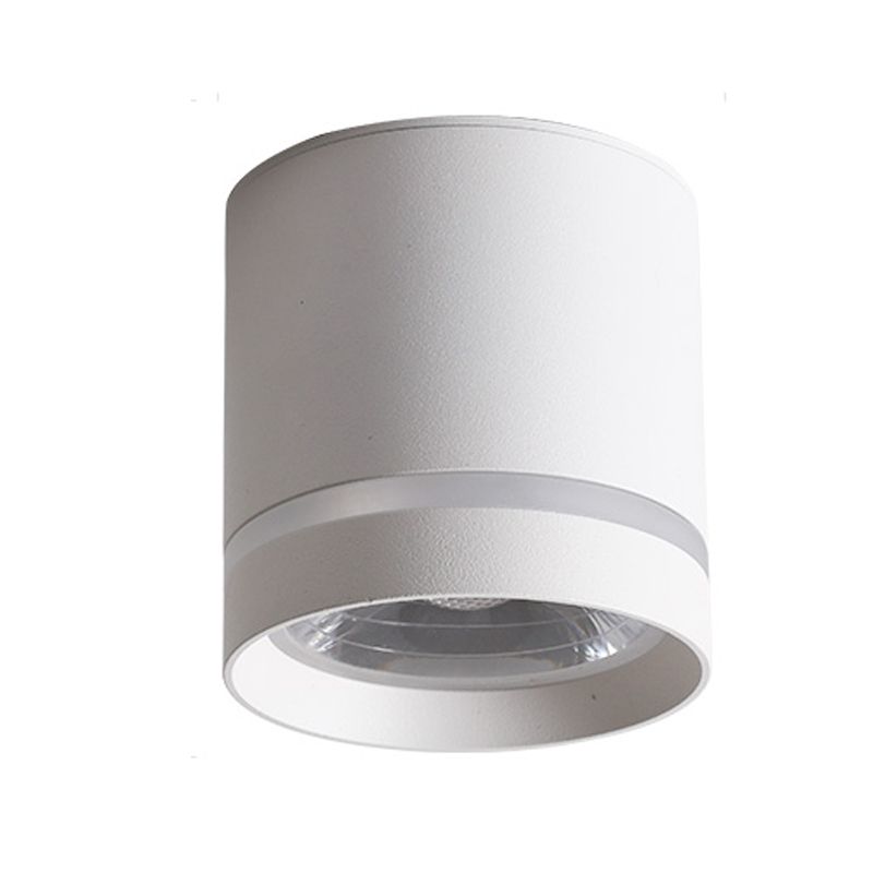 1 Light Cylindrical Ceiling Lamp Modern Style Metal Ceiling Lighting for Living Room