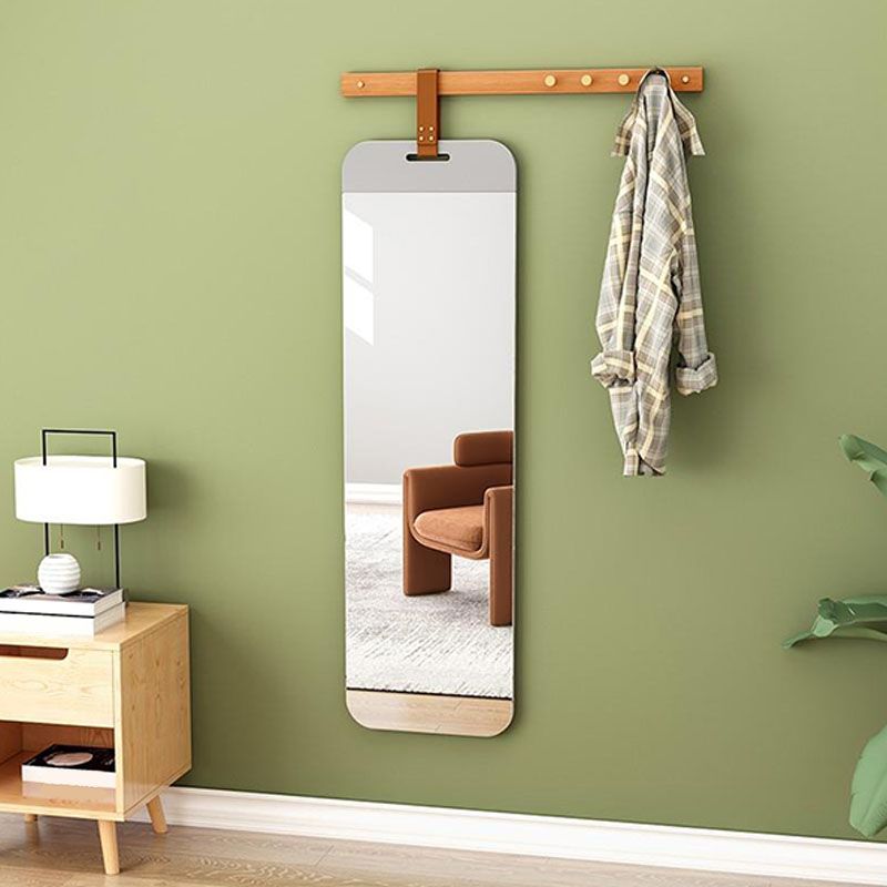 Wall-Mounted Hall Stand with Mirror Included  Hall Tree for Living Room