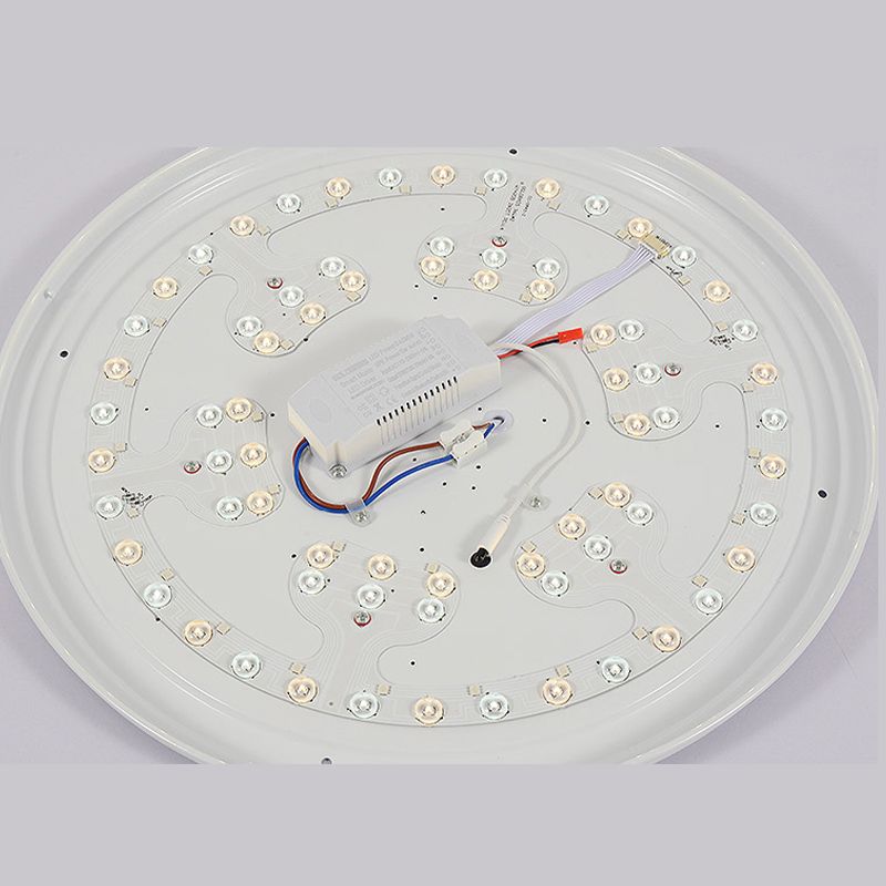 Plastic Circle Ceiling Mounted Fixture Modern LED Bluetooth Ceiling Light