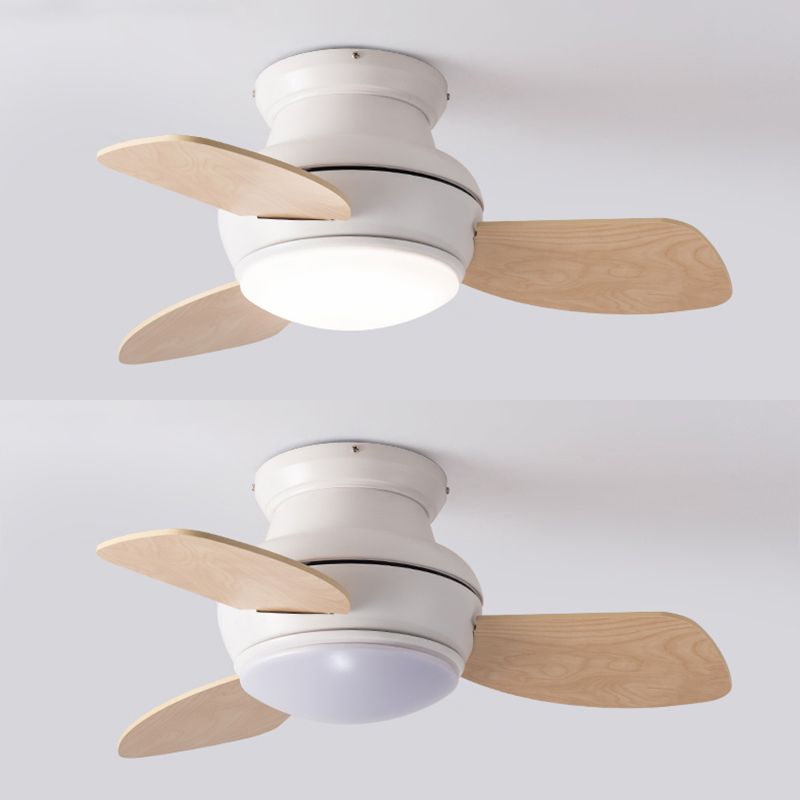 1 Light Ceiling Fan Lamp Modern Style Metal Ceiling Fan Light for Children's Room