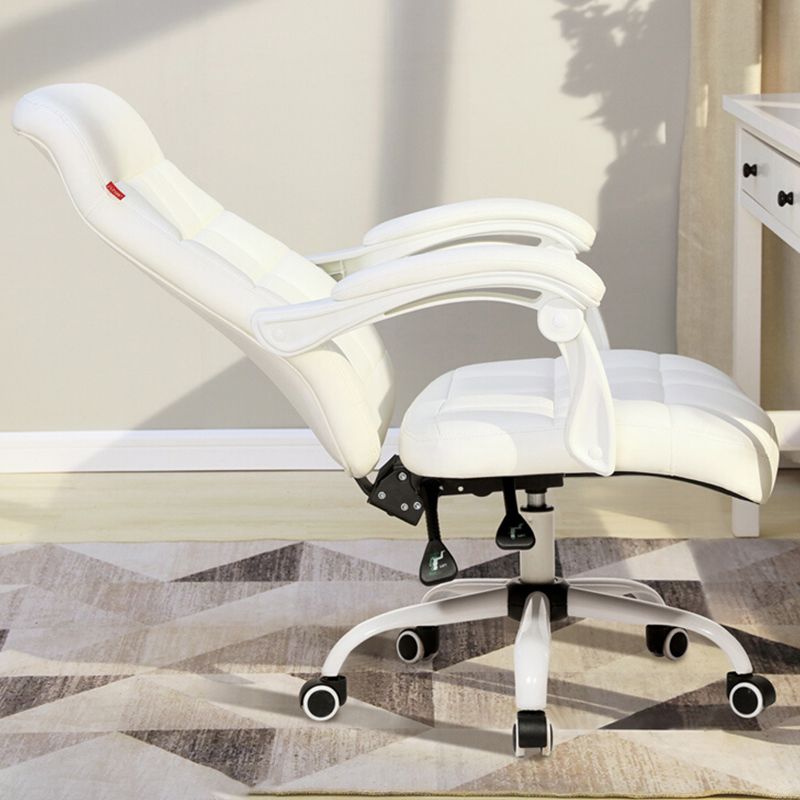 Padded Arms Chair Tilt Mechanism No Distressing Ergonomic Slide Chair