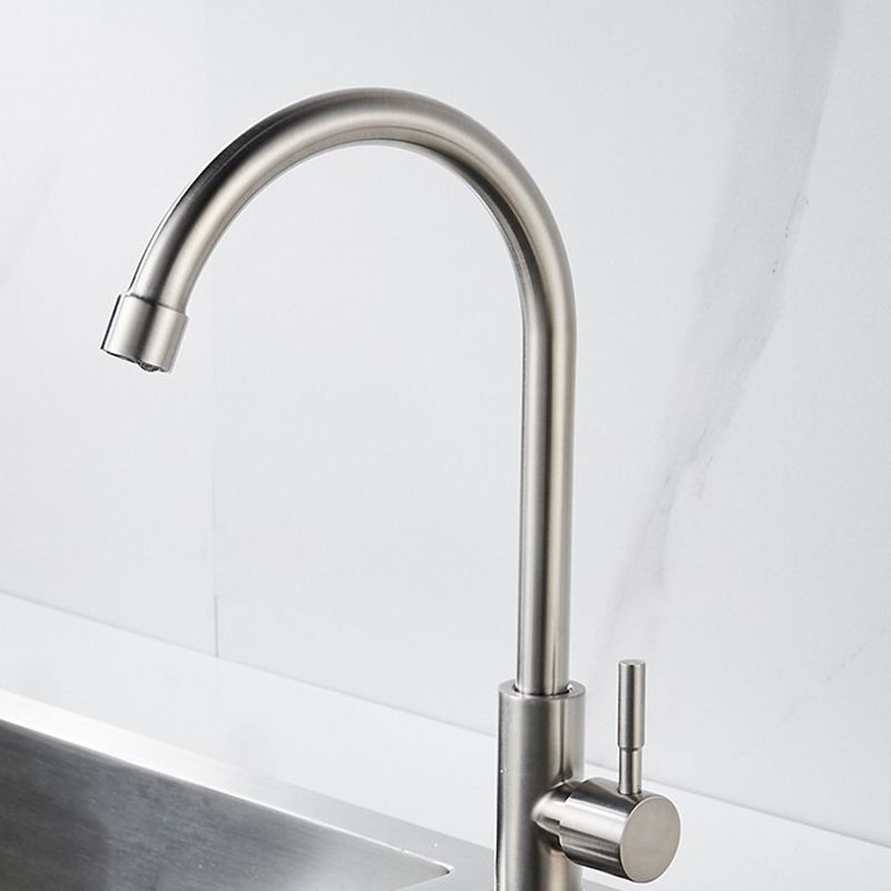 Modern Pot Filler 304 Stainless Steel 1-Handle High Arch Kitchen Faucet