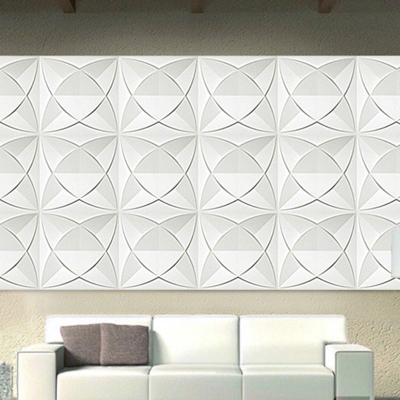 Modern Wall Paneling Peel and Stick Geometric Pattern Wall Paneling