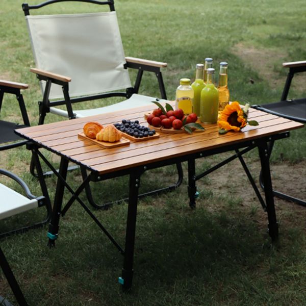 Contemporary Lift Aluminum Camping Table Removable Rectangle Camping Table