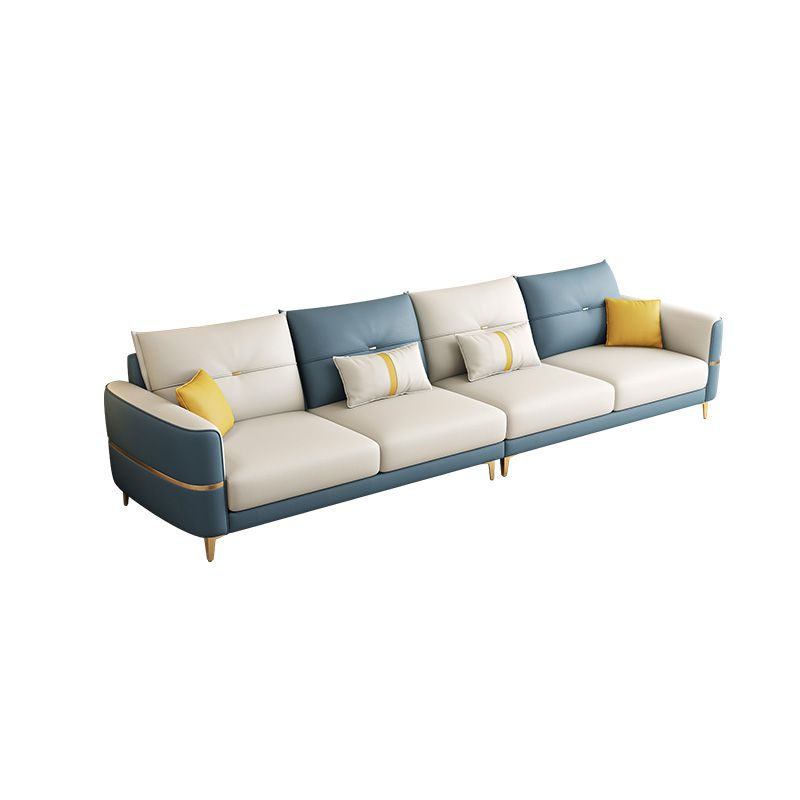 Square Arm Removable Cushions Modern With Cushions Metal Legs Sofa