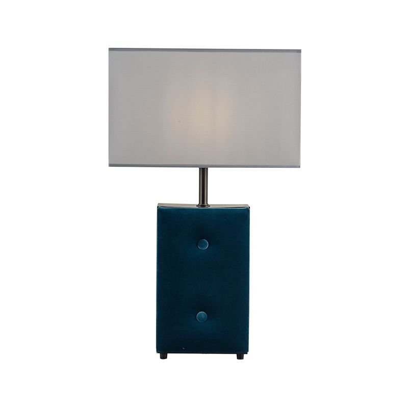 Modernista Rettangle Shape Attività Luce tessuto 1 Bulbo Lettura Luce in blu