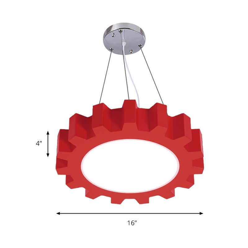 Attrezzatura creativa Luce a sospensione Acrilico Candy Acrilico Carod Sospensione LED Light per la scuola materna