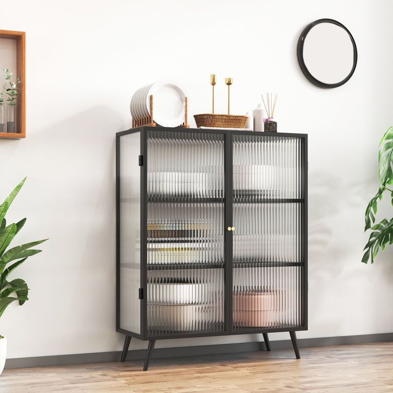 Multi-shelf Display Cabinet Industrial Storage Cabinet for Living Room