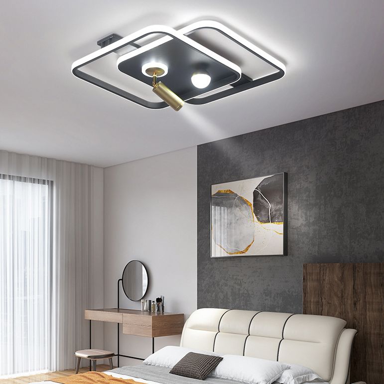 Super Dünne Spur Licht Led Bündig Mount Licht Quadratisch Licht Rechteck Muti-Schicht Schlafzimmer Wohnzimmerlicht