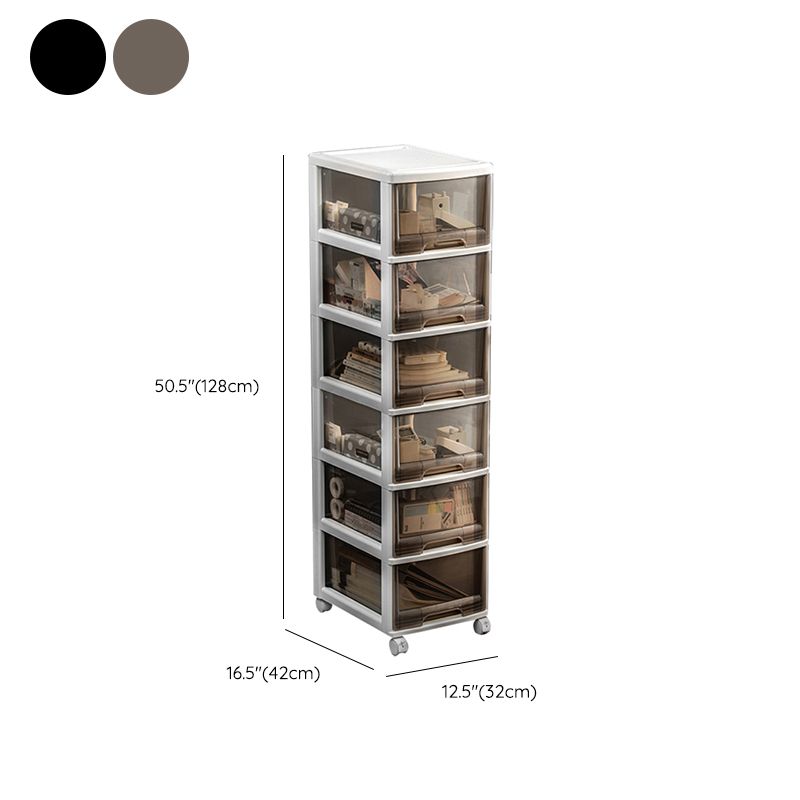 Modern Acrylic Filing Cabinet with Drawers for Home and Office