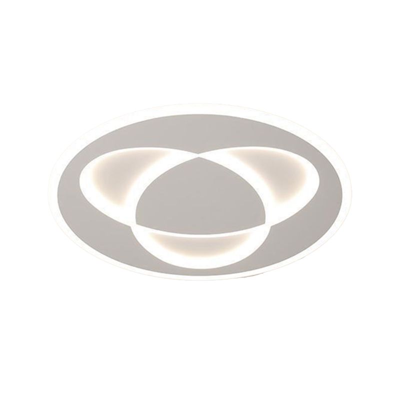 Modern White Ceiling Light LED Flush Mount Lighting for Kitchen