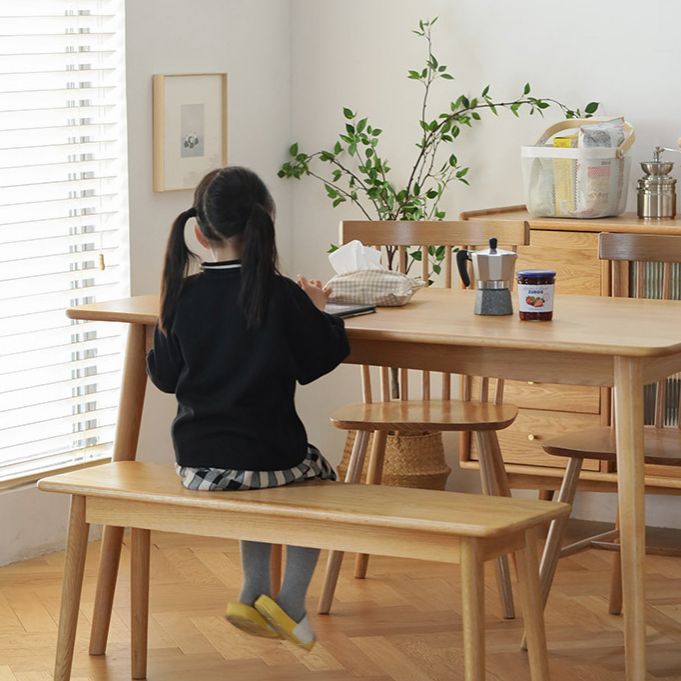 Pranzo fisso contemporaneo † Room¬ † Table¬ † Set con legno massiccio 4 gambe mobili da pranzo cucina da cucina
