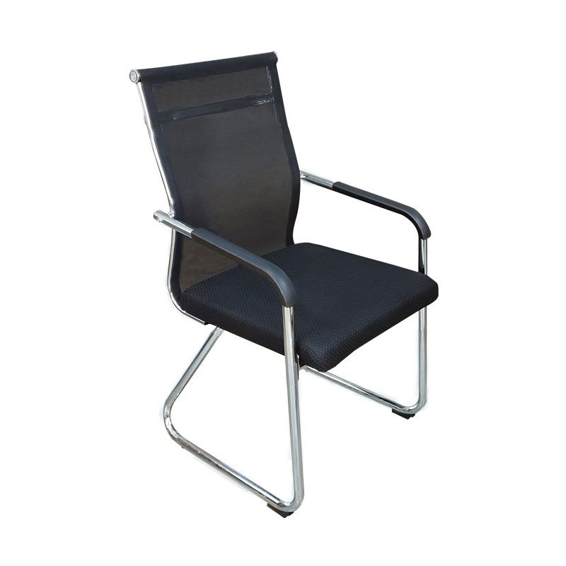 Ergonomic Mesh Mid-Back Desk Chair Stainless Steel No Distressing Office Chair