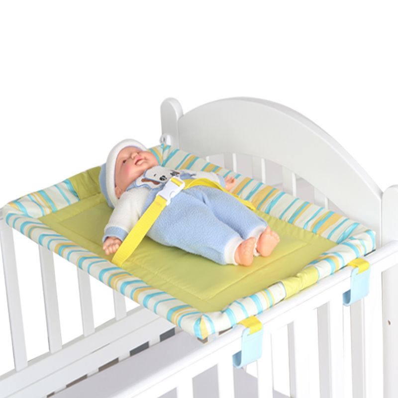 Matte Crib Top Changer Upholstered Changing Table with Seat Belt