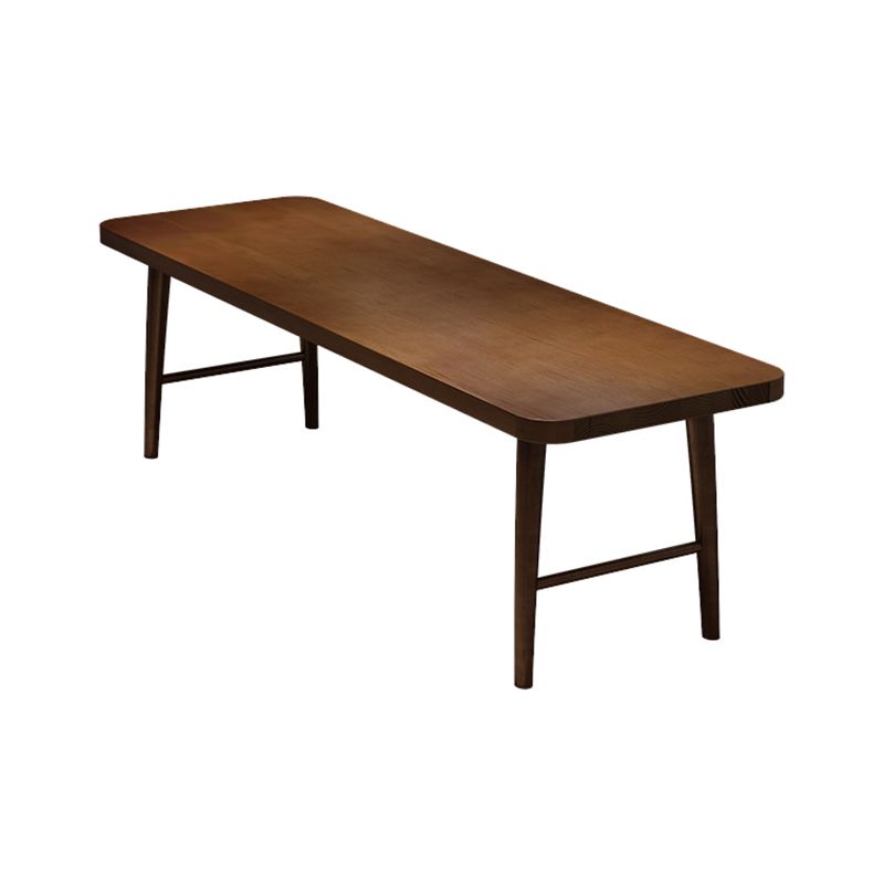 Contemporary Wooden Writing Desk Bedroom Office Desk in Brown