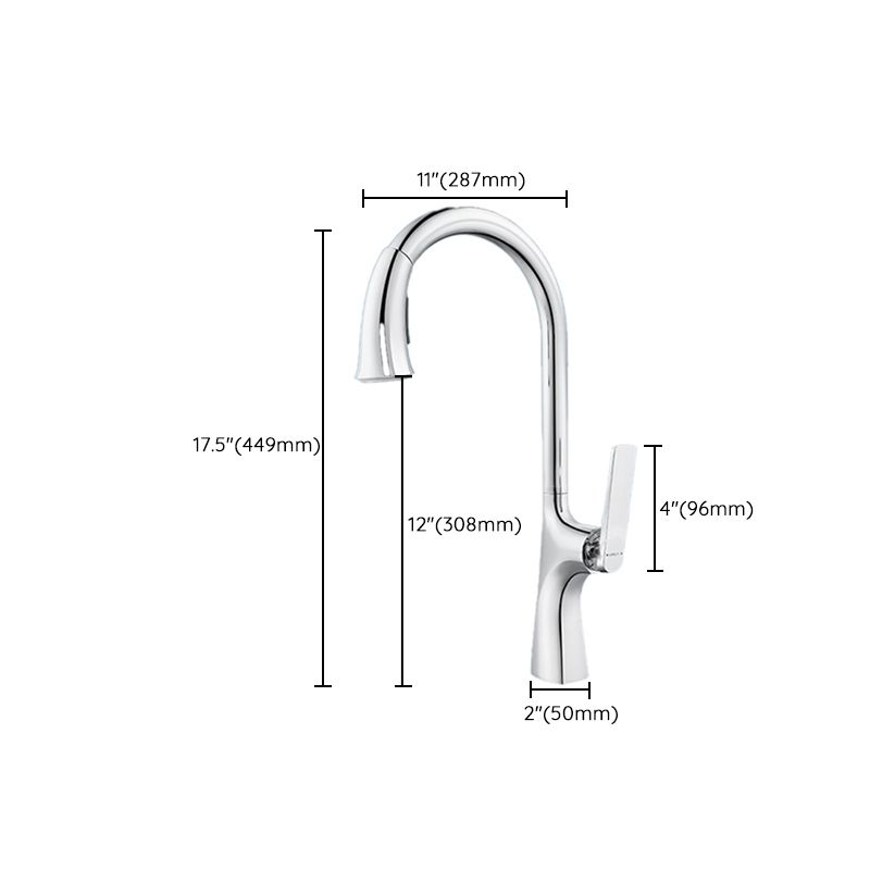 High Arch Kitchen Faucet Stainless Steel Kitchen Faucet with No Sensor