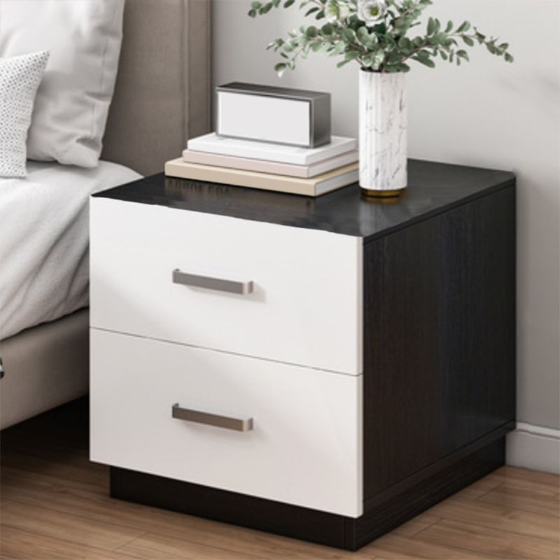 Contemporary Drawers Included Night Table Solid Wood Nightstand