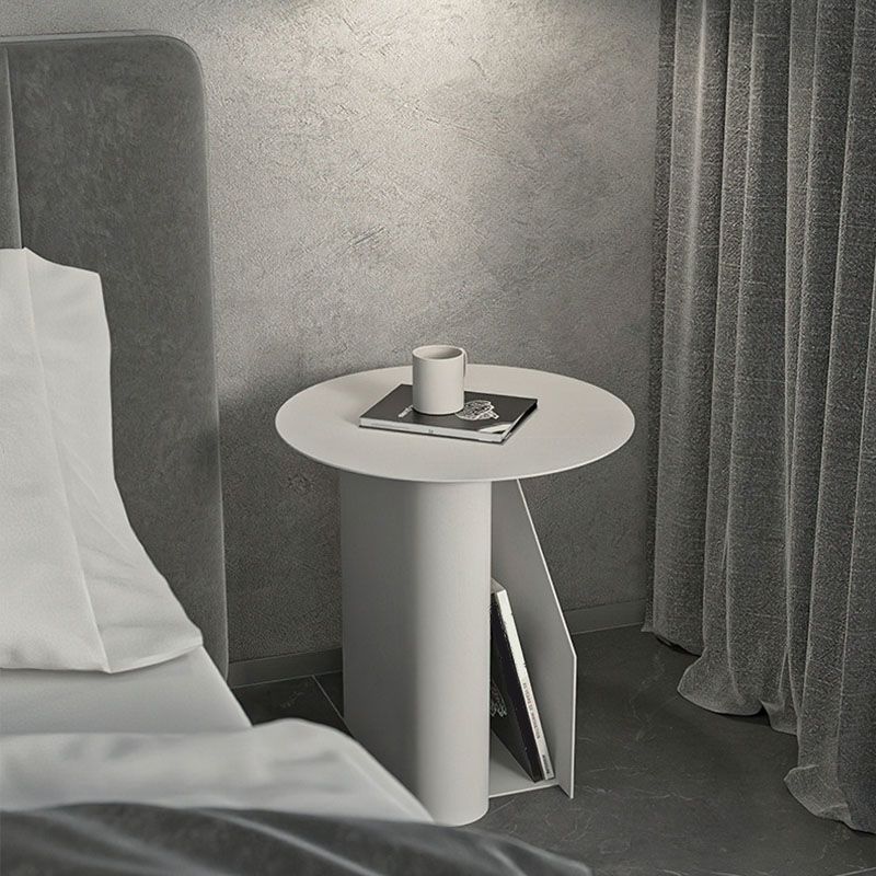 Modern Metal Night Table Storage Bedside Cabinet for Bedroom