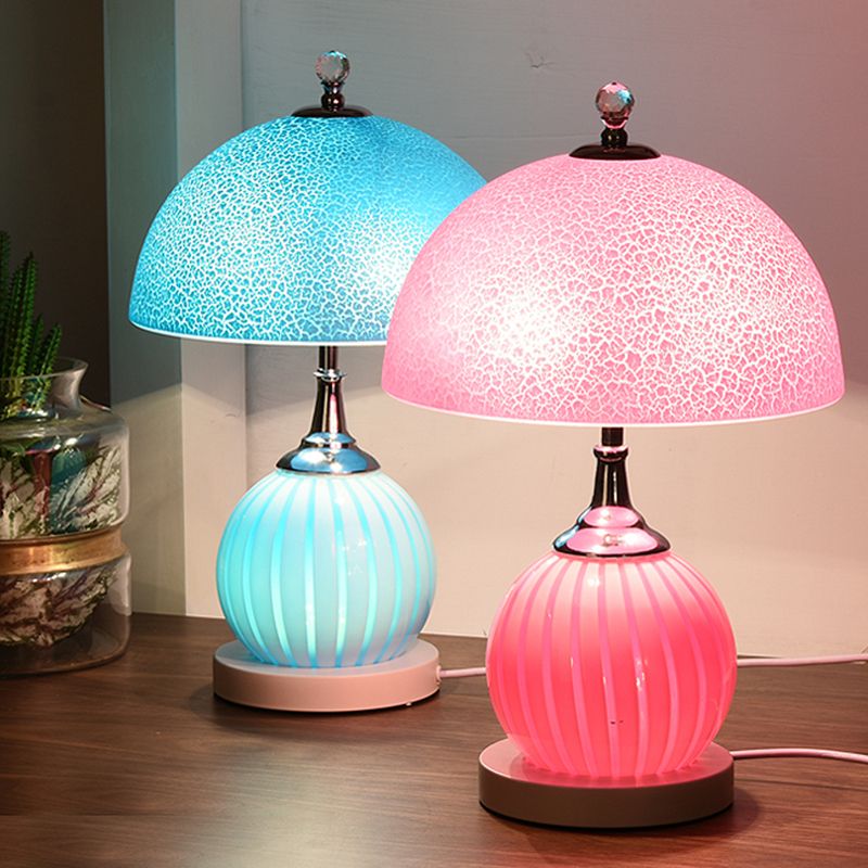 Glass Round Shape Lamp Mount Lighting Modern 2-Lights Lamp Fixture