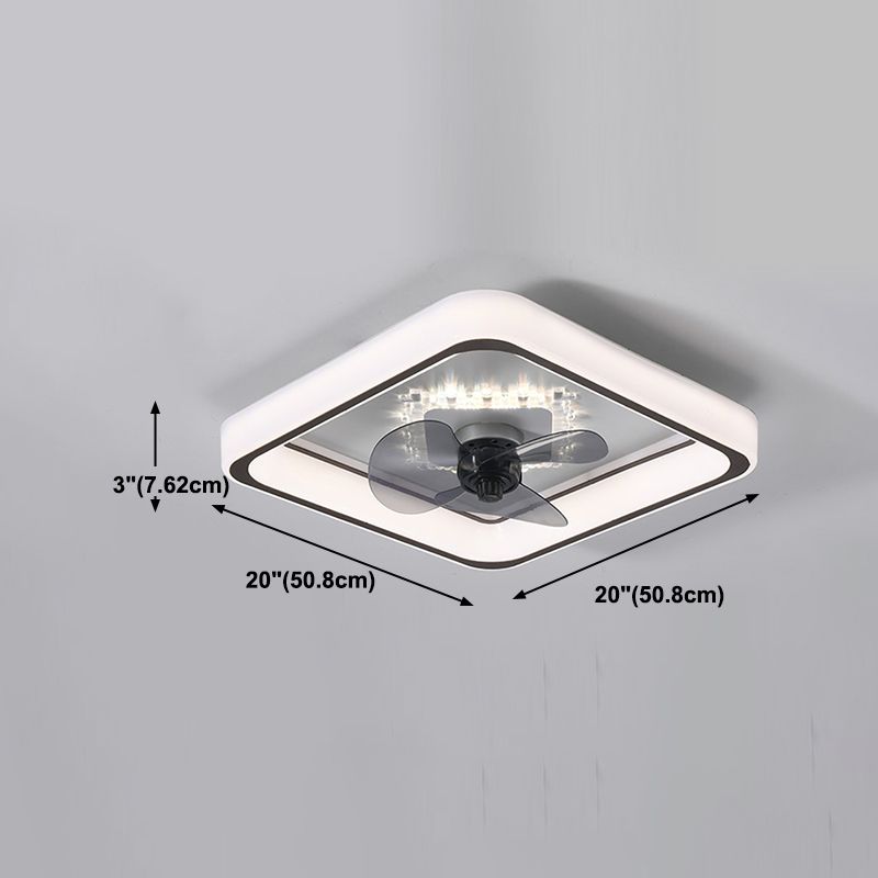 Modern Style Ceiling Fan Lighting Metal Multi Light Ceiling Fan Lighting for Restaurant