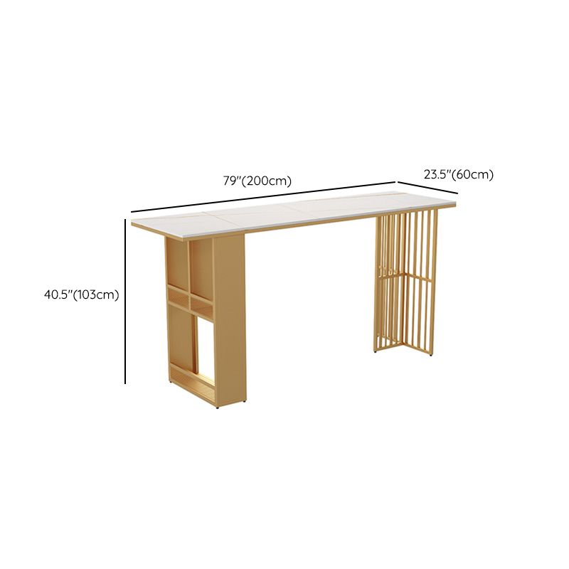 Sintered Stone Rectangle Dining Table for Kitchen Dining Room