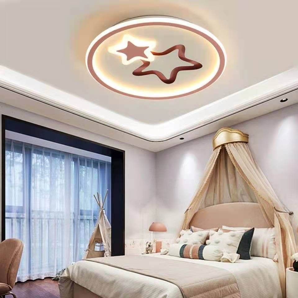 Children LED Ceiling Mount Light Round Ceiling Light with Acrylic Shade for Kid's Room