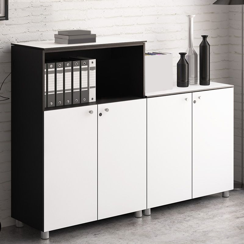 Modern Wood File Cabinet Storage Shelves Filing Cabinet for Home Office