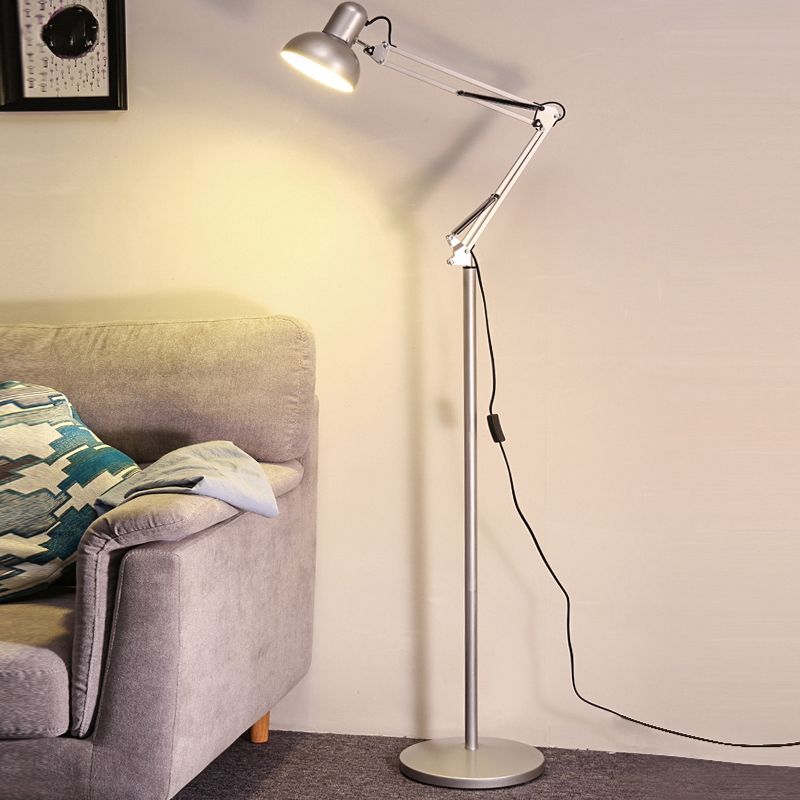 1 leichte schalenförmige Stehlampe zeitgenössische Metalllampen für Wohnzimmer