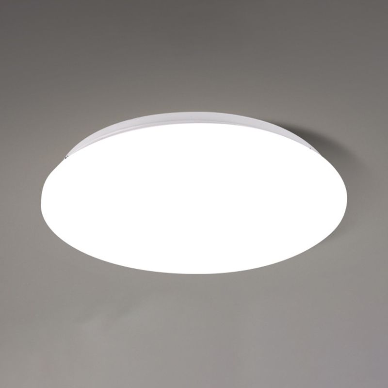 1 Light Circular Flush Mount Simplicity Metal Ceiling Lighting