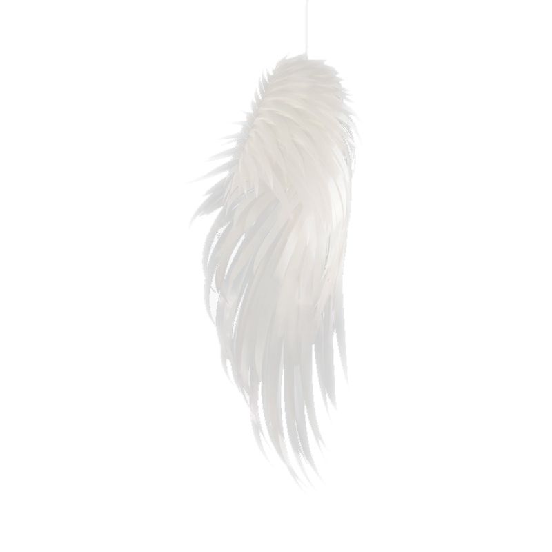 Modern Stylish Pendant Light Feather White Suspension Light for Hotel Child Bedroom