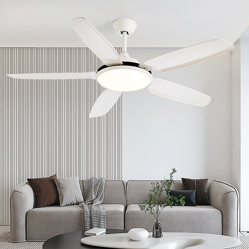 Simple LED Ceiling Fan Light Fixture Modern Ceiling Lamp for Bedroom