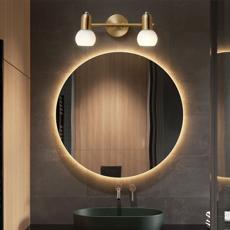 Wall Light Fixture Modern Metal Wall Mounted Lighting for Washroom