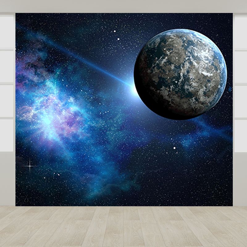 Novelty Style Universe Wall Mural Wallpaper Eco-friendly for Bedroom