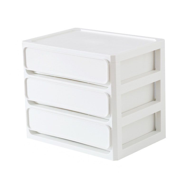 Modern Filing Cabinet Plastic Cabinet with Drawers for Home or Office