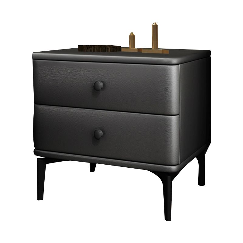 Solid Wood Nightstand Drawer Storage Bedside Cabinet for Bedroom