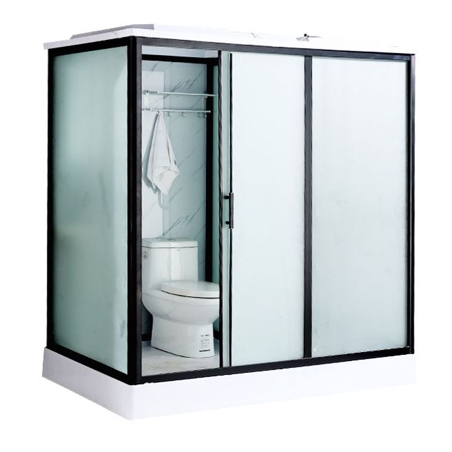 Contemporary Shower Enclosure Frosted Framed Shower Enclosure