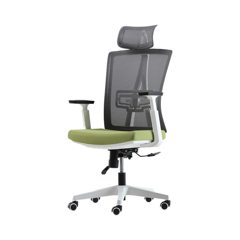 Modern & Contemporary Wheels Chair Black Desk Chair High Back Office Chair