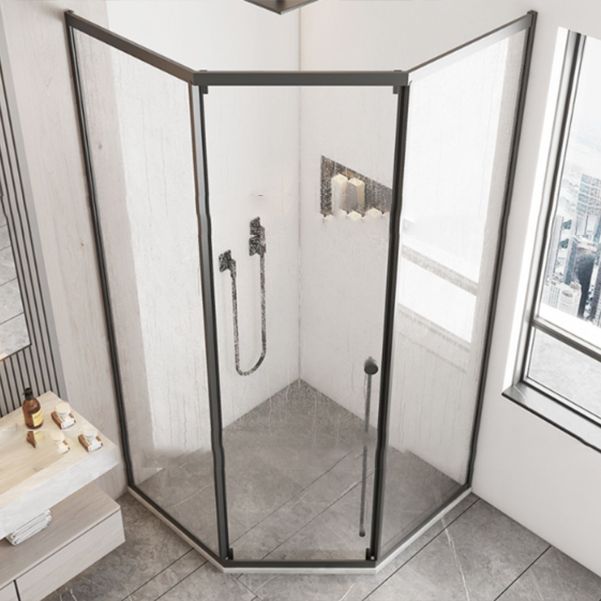 Diamond Folding Shower Screen, Full Frame Single Sliding Shower Door