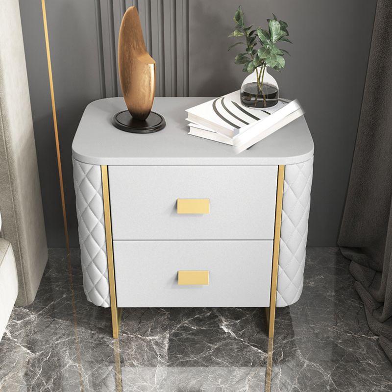 Drawers Included Bedside Cabinet Modern Bed Nightstand for Bedroom