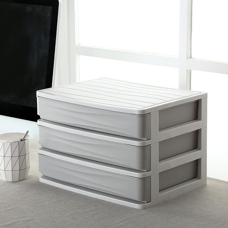 Modern Plastic Cabinet with Drawers Vertical Filing Cabinet for Office